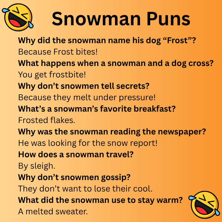 Snowman Puns