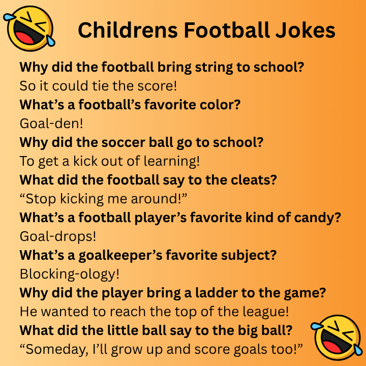 Childrens Football Jokes