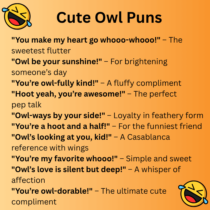 Cute Owl Puns