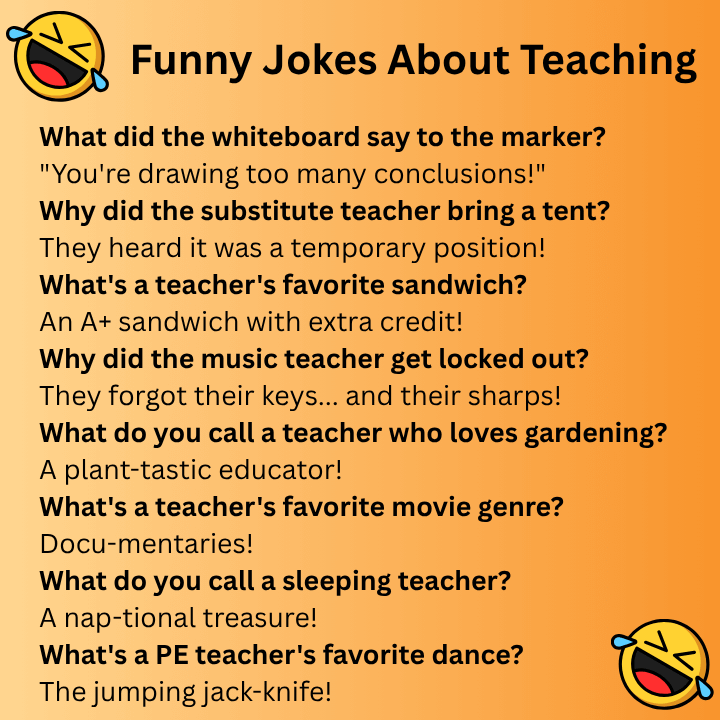 Funny Jokes About Teaching