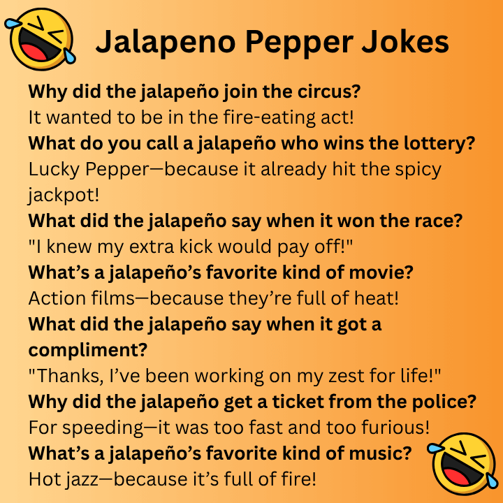 Jalapeno Pepper Jokes Clean