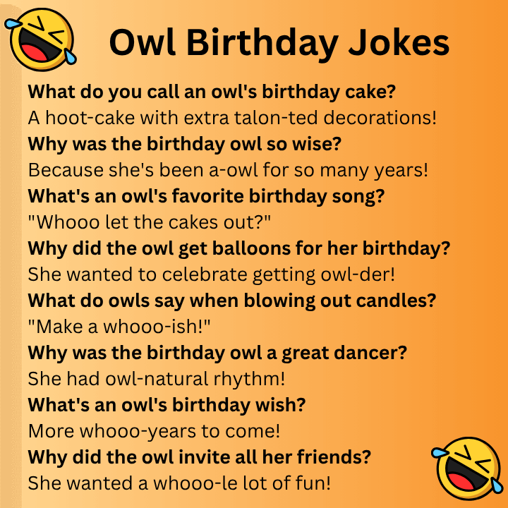Owl Birthday Jokes