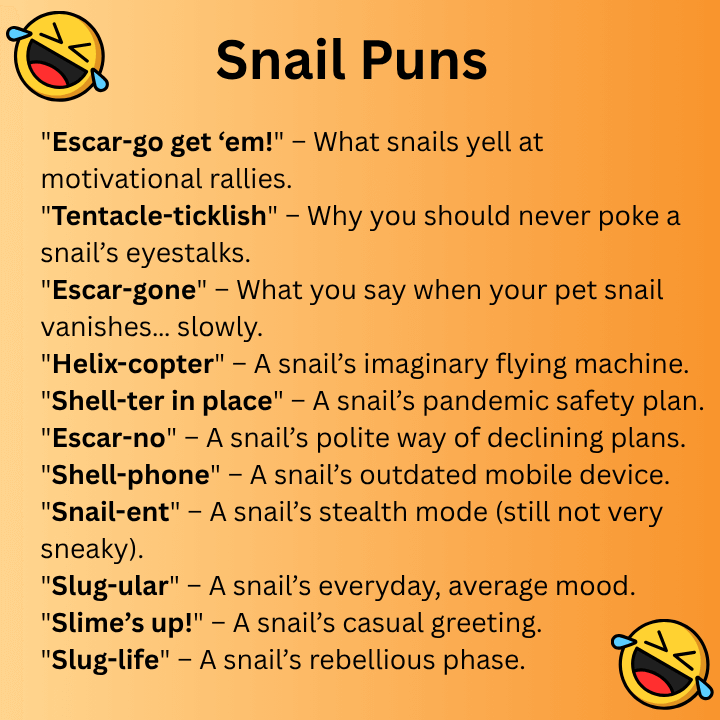 Snail Puns