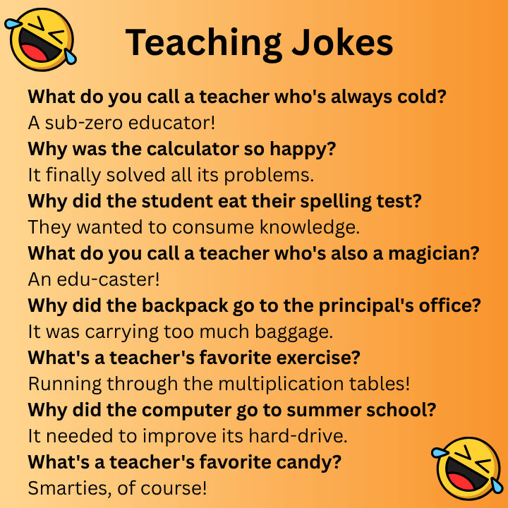 Teaching Jokes