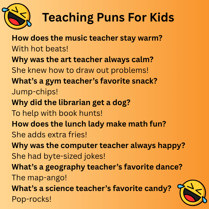 Teaching Puns For Kids