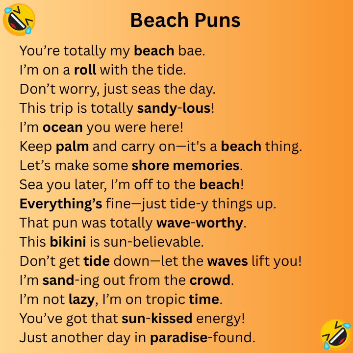 Beach Puns