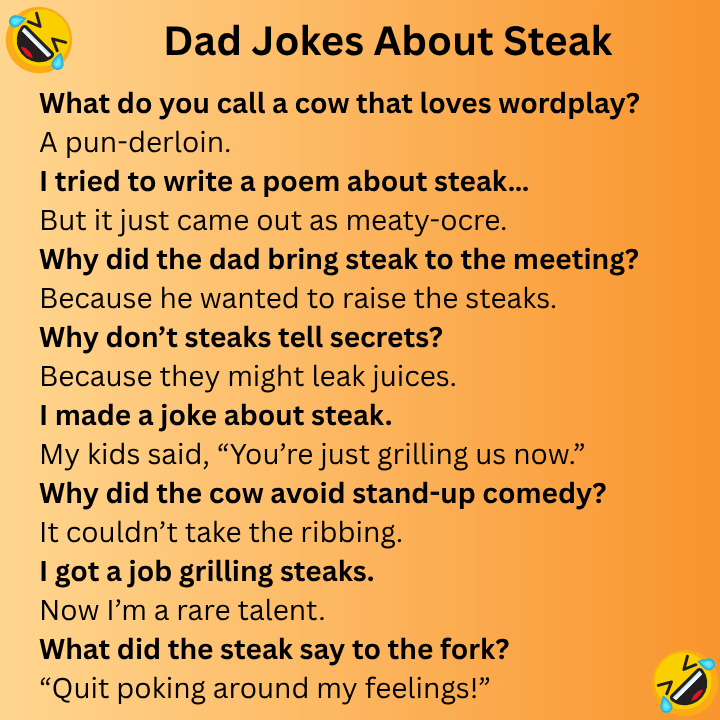 Dad Jokes About Steak