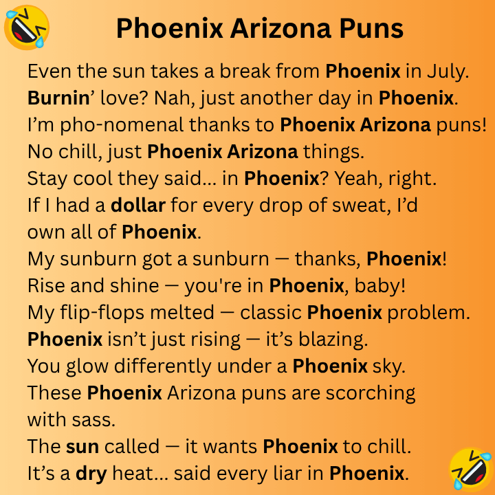 Phoenix Arizona Puns