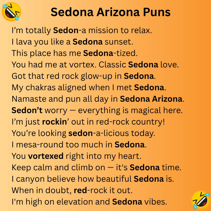 Sedona Arizona Puns