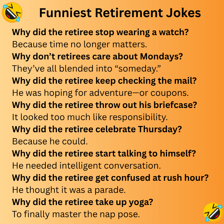 Funniest Retirement Jokes