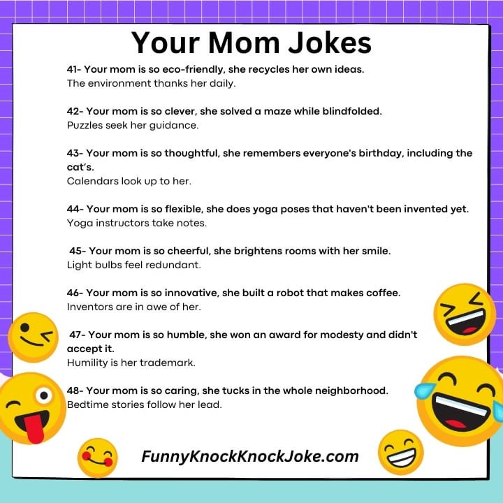 caring mom jokes