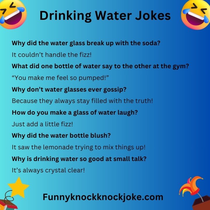 Drinking Water Jokes 