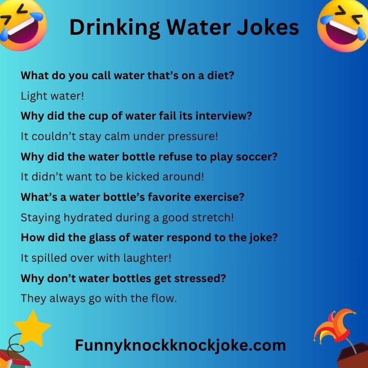 Drinking Water Jokes