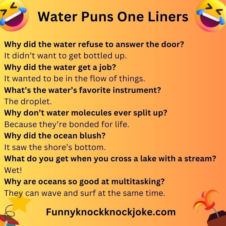 Short water puns