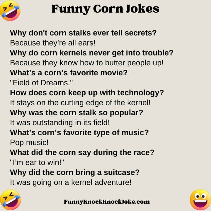 Funny Corn Jokes