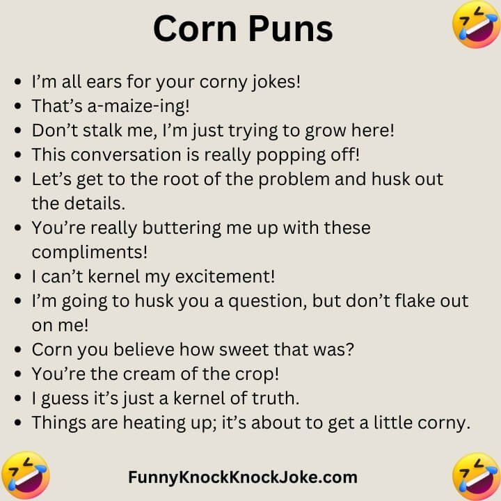 corn puns