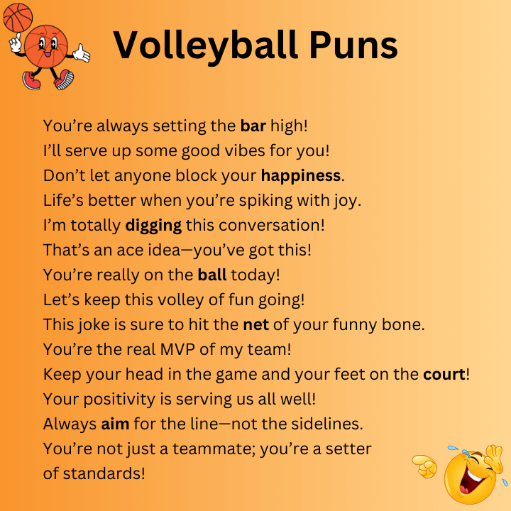 Volleyball Puns