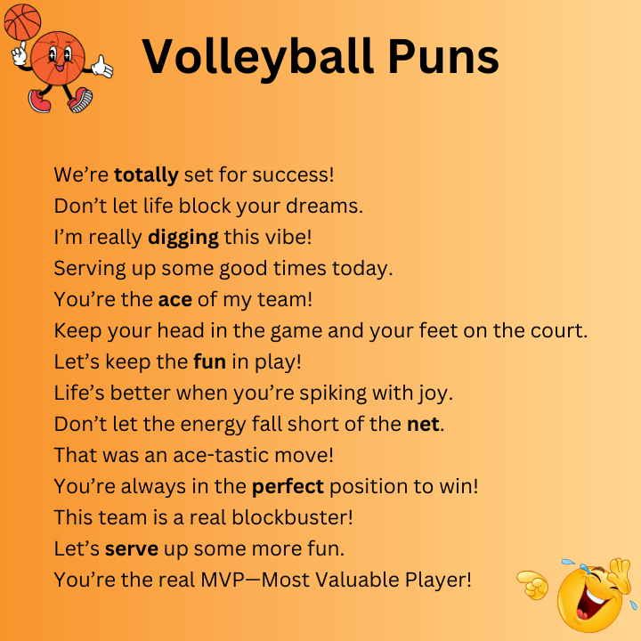 Good Volleyball Puns