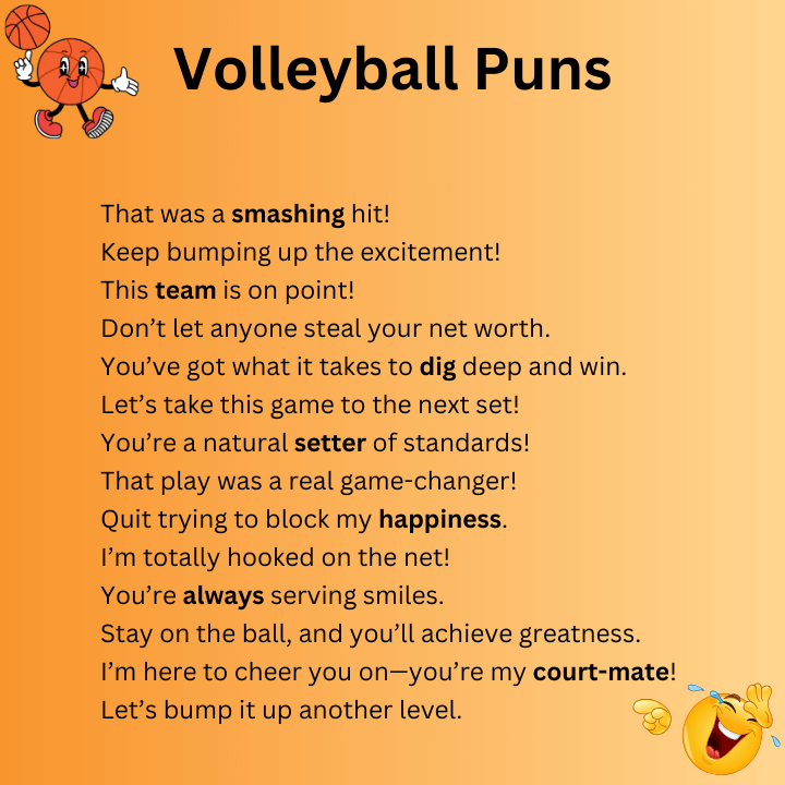 Good Volleyball Puns