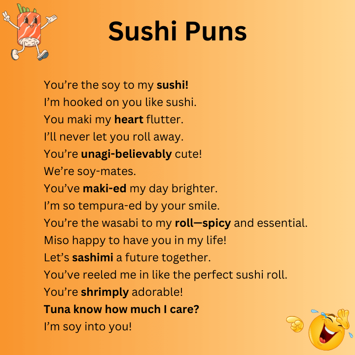 Cute Sushi Puns