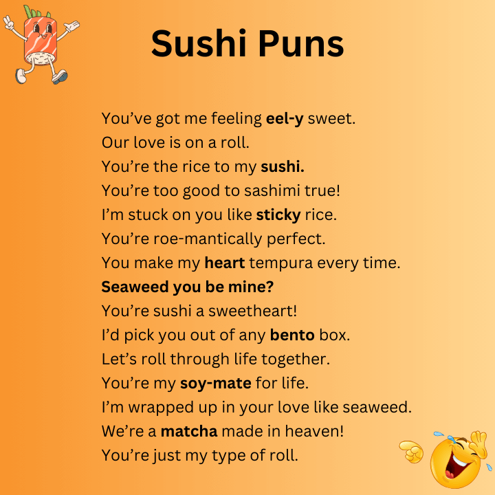 Cute Sushi Puns