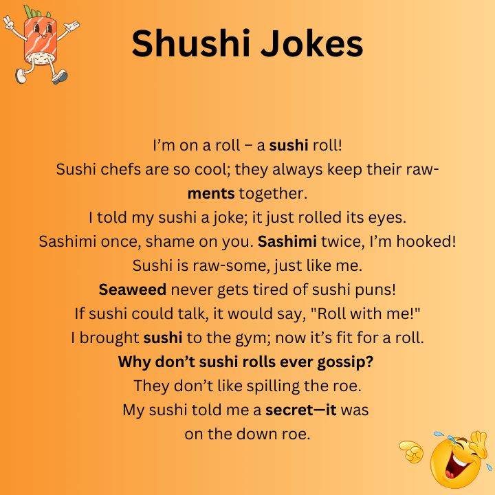 Shushi Jokes One liners