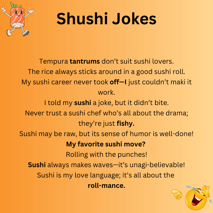 Shushi Jokes One liners