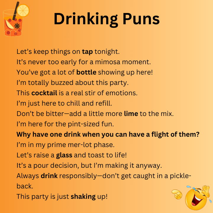 Drinking Puns