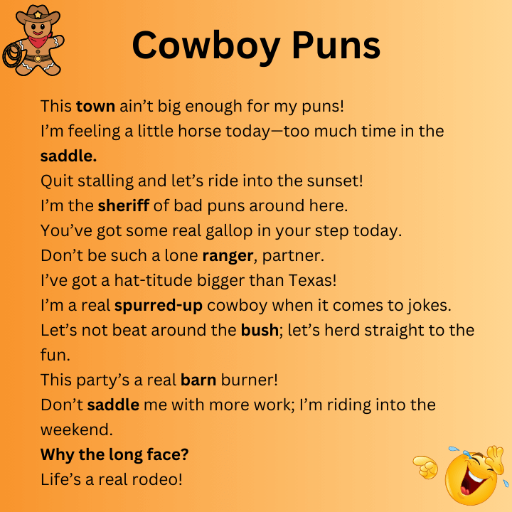 Cowboy Puns