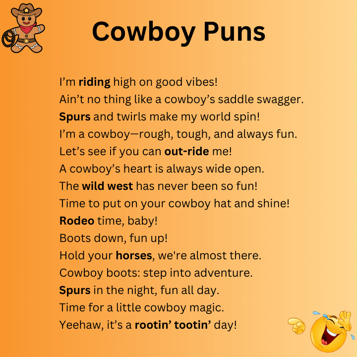 Short Cowboy Puns