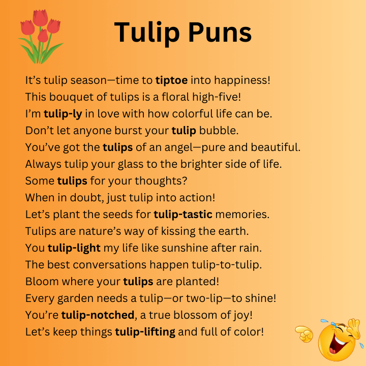 Tulip puns 