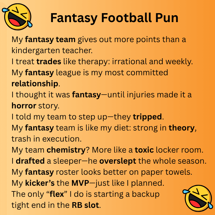 Fantasy Football Pun
