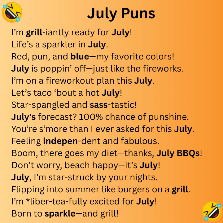 July Puns 