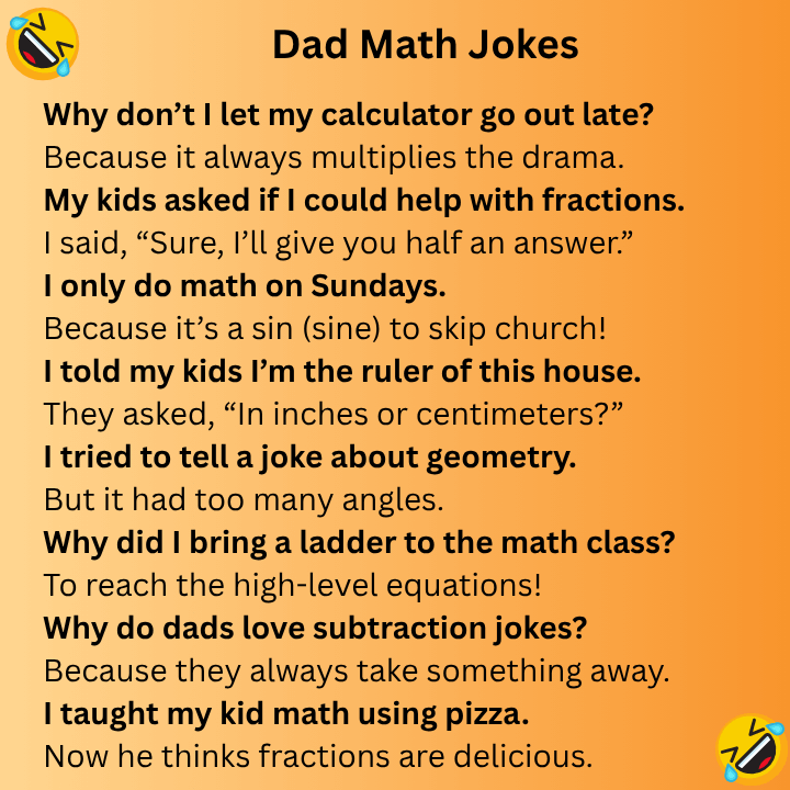 Dad Math Jokes