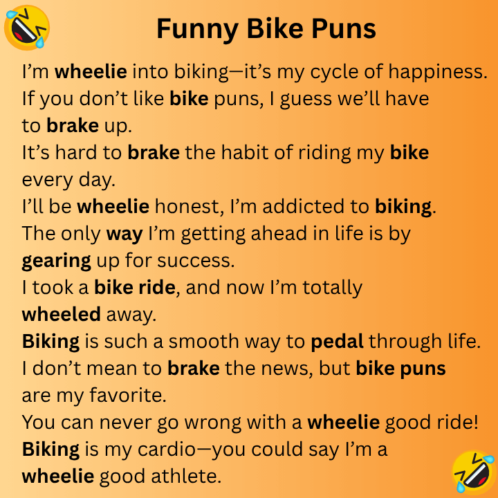 Funny Bike Puns 