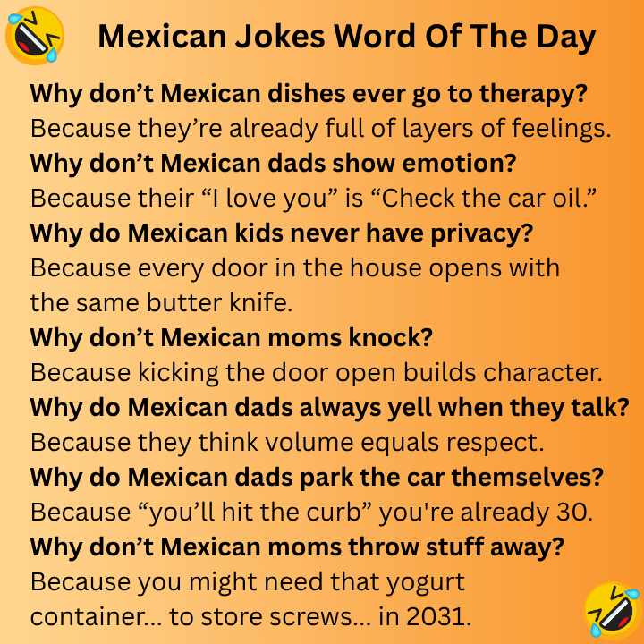 Mexican Jokes Word Of The Day