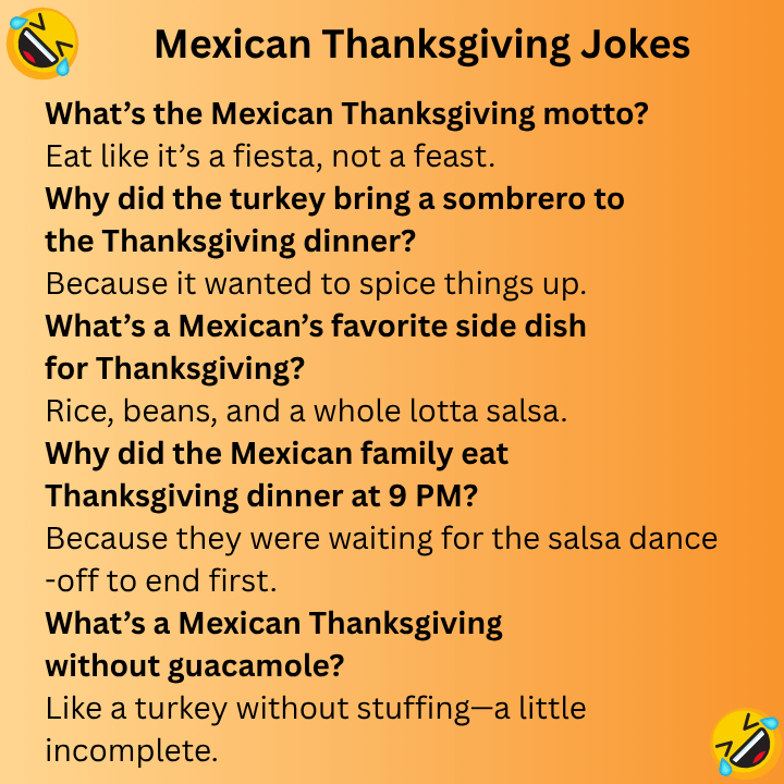 Mexican Thanksgiving Jokes