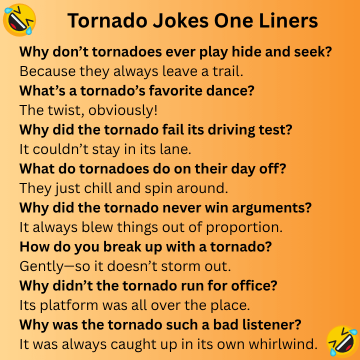 Tornado Jokes One Liners